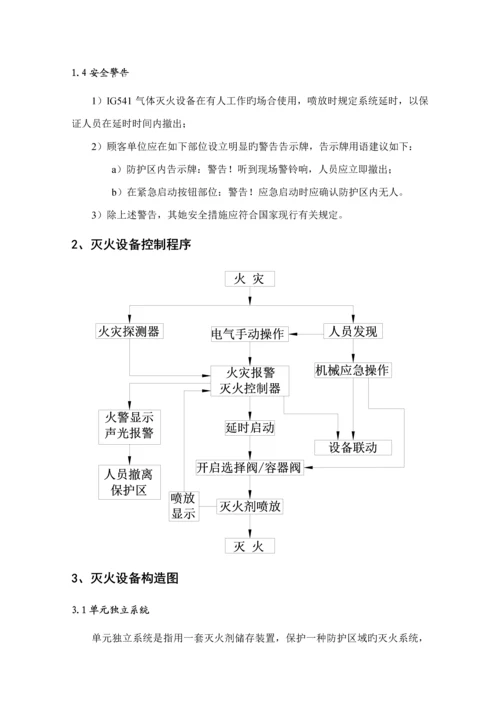 IG气体灭火设备专项说明书.docx