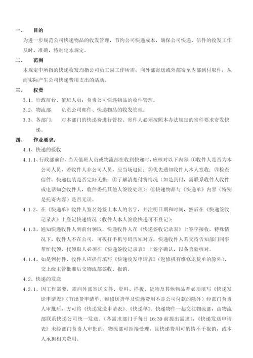 快递收发管理规定.docx