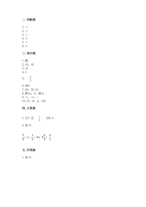 人教版六年级上册数学期末测试卷精品（名师系列）.docx