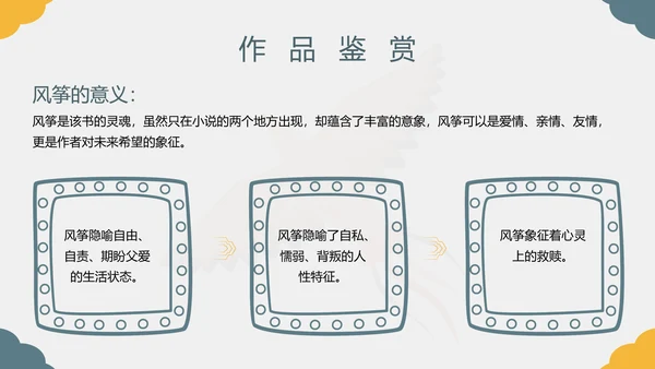 《追风筝的人》名著导读好书PPT模板