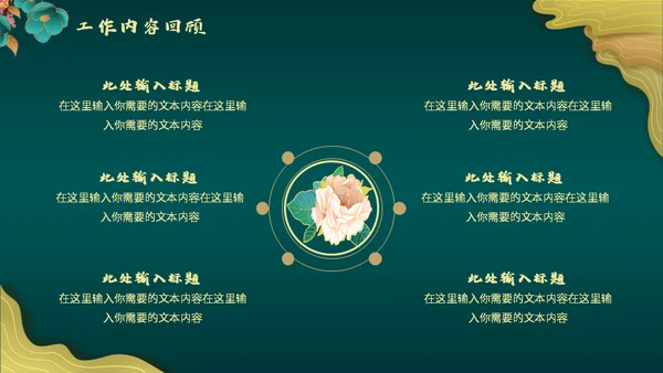 高端中式鎏金BUSINESS项目方案通用PPT模板