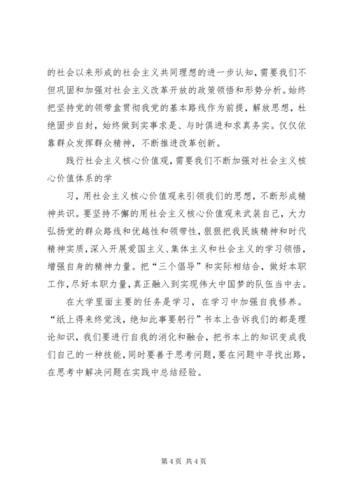 学习社会主义核心价值体系学习心得体会 (5).docx