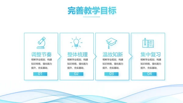 蓝色大气课题结题报告工作总结PPT