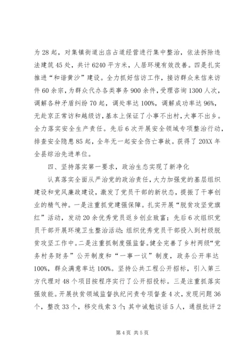 乡镇领导班子工作总结.docx