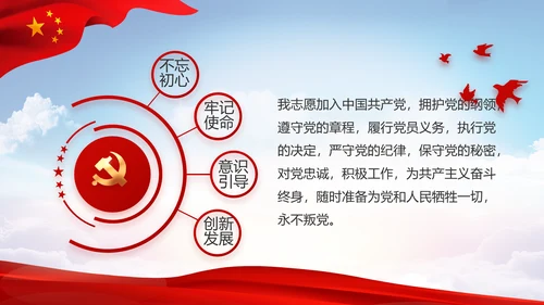 党建党支部年终工作总结汇报PPT党课