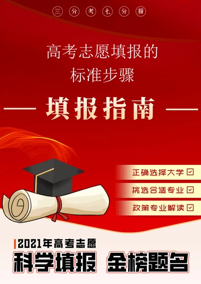 高考志愿填报的标准步骤