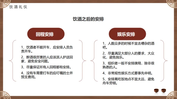 白酒文化，酒桌文化礼仪通用PPT模板