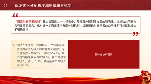 二十届三中全会经济关键词解读完善收入分配制度党课PPT