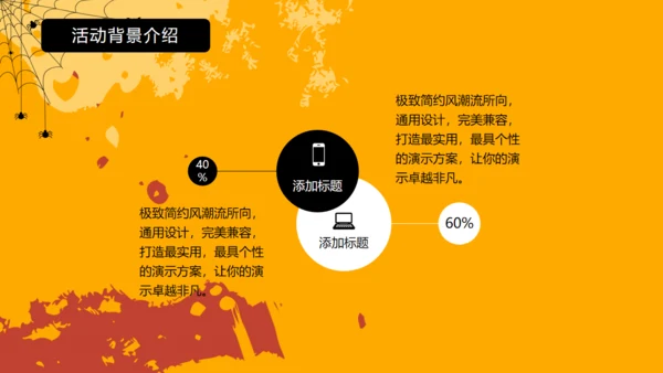 万圣节狂欢夜介绍及流程通用PPT模板