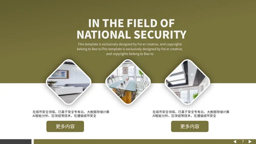 黄墨绿个性杂志风通用PPT模板