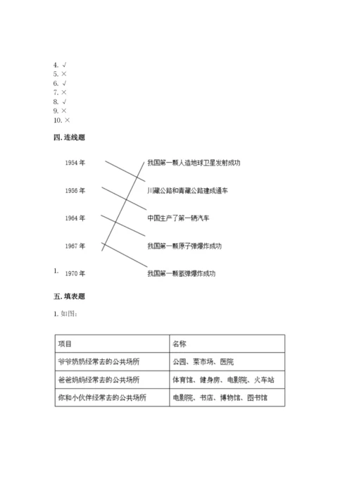 部编版五年级下册道德与法治 期末测试卷及完整答案【必刷】.docx