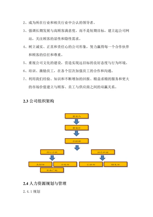 成立餐饮文化管理有限公司可行性报告书.docx