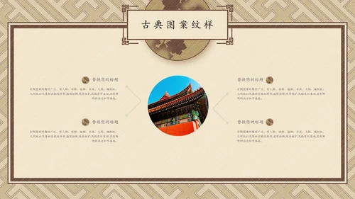 中国传统纹样宣传介绍通用PPT模板