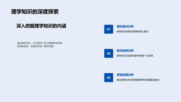 理学案例详解报告PPT模板