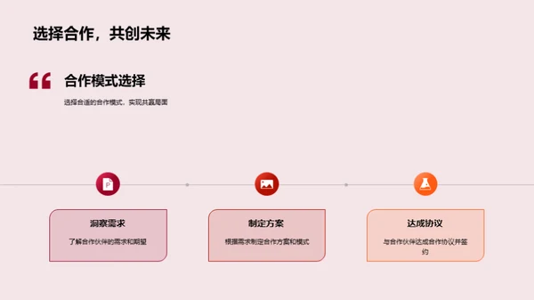 合作共赢，创新未来