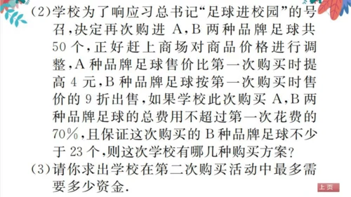 人教版数学7下 专题训练（五）  一元一次不等式组的应用 习题课件（含答案）