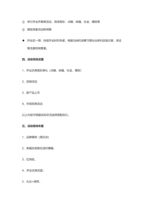 新公司开业活动策划规范.docx