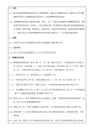 东方日升集团薪酬绩效管理办法.docx