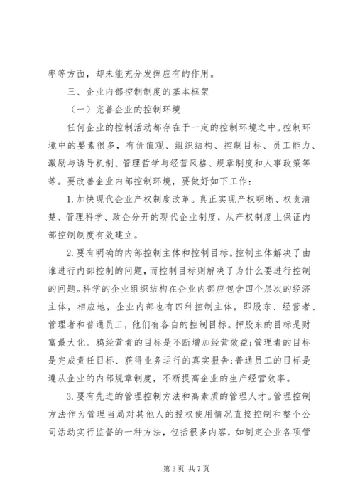 企业内控制度企业.docx