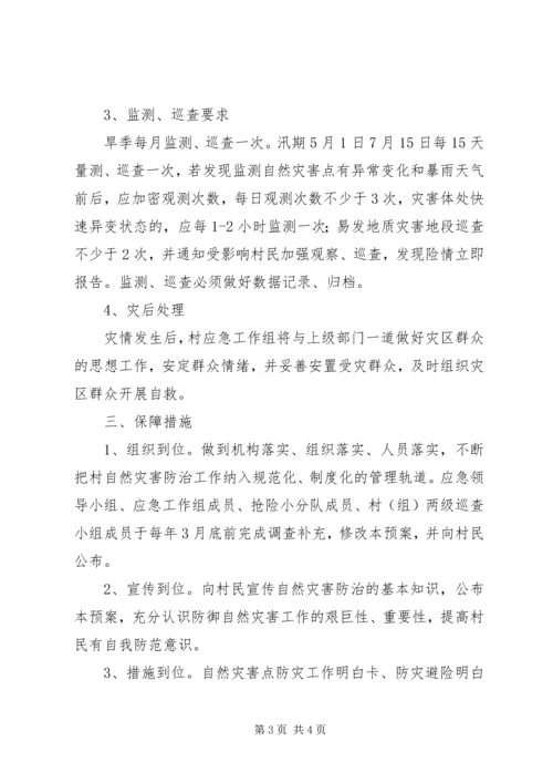 自然灾害抢险救灾应急预案范文.docx