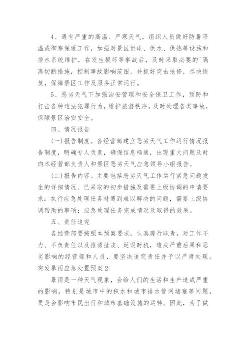 突发暴雨应急处置预案.docx