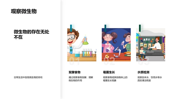 微生物世界解析PPT模板