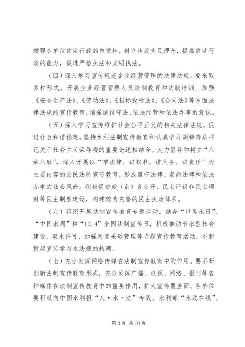 法制宣传教育和依法治理工作第五个五年规划 (4).docx