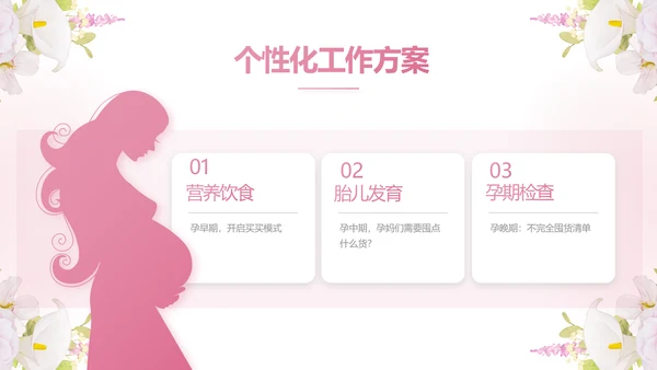 粉色唯美孕期心理保健宣传动态PPT模板