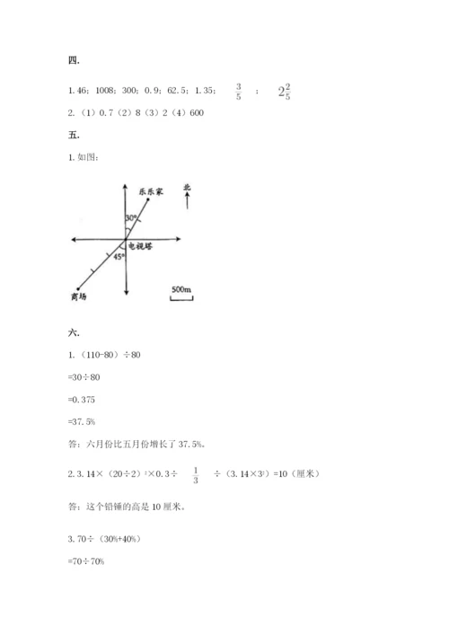 青岛版小升初数学模拟试卷（易错题）.docx