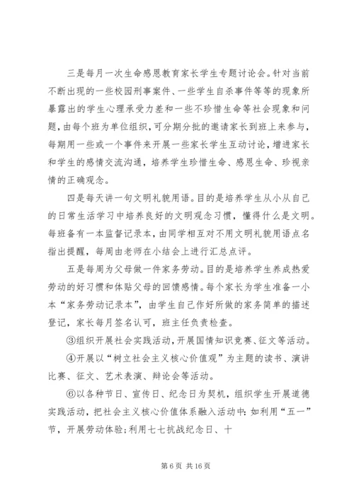 践行社会主义核心价值观主题教育实施方案.docx