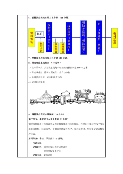 新版船舶建造工艺教案模板.docx
