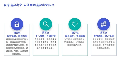 蓝色简约商务大学生宿舍用电安全PPT课件