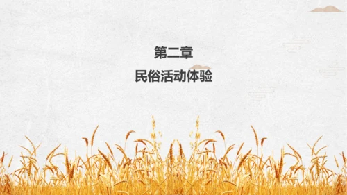 金色麦穗小满通用PPT模板