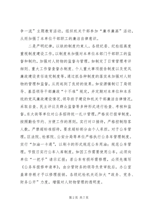 县纪检监察机关对权力运行监督情况的调研报告.docx