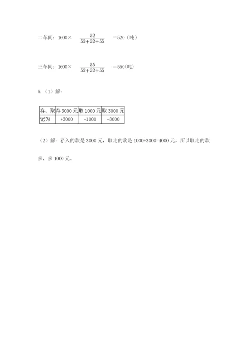 人教版六年级数学下学期期末测试题【全优】.docx
