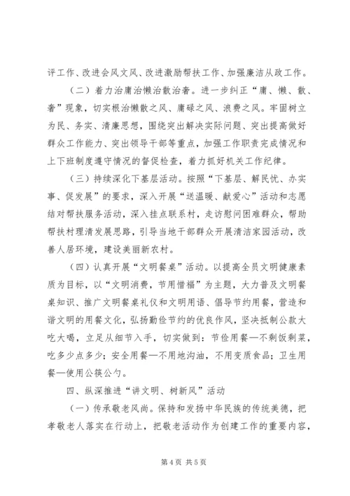 供销社XX年精神文明建设工作要点.docx