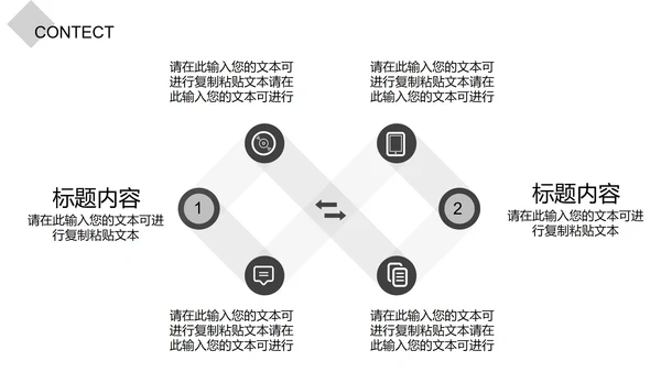 白色都市简约竞聘述职PPT模板