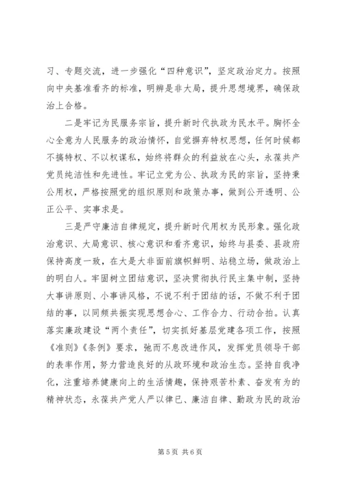 巡视整改专题民主生活会及作风建设民主生活会发言提纲.docx