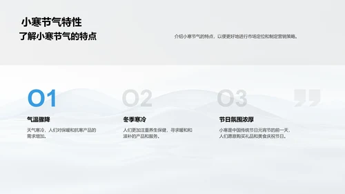 小寒节气营销报告PPT模板