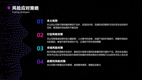 色紫炫酷科技风行业商业计划书