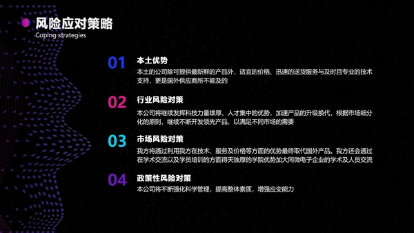 色紫炫酷科技风行业商业计划书