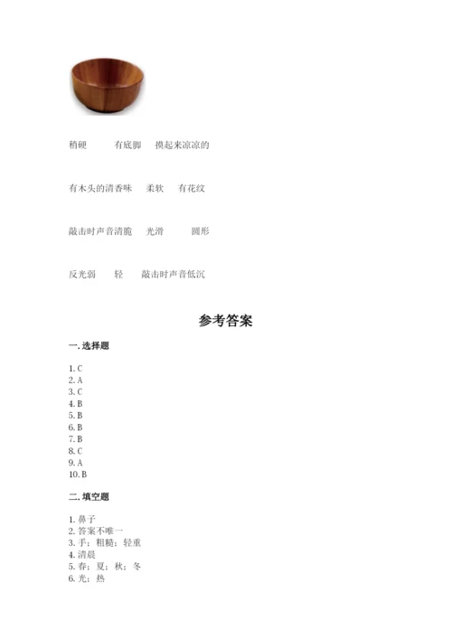 教科版二年级上册科学期末测试卷（研优卷）.docx