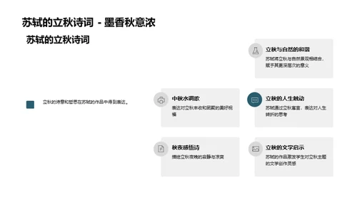 立秋文化与文学韵