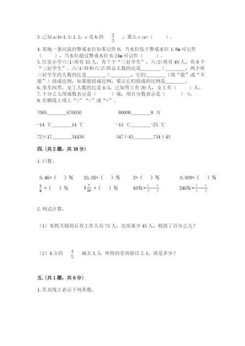 青岛版六年级数学下册期末测试题附答案（夺分金卷）.docx