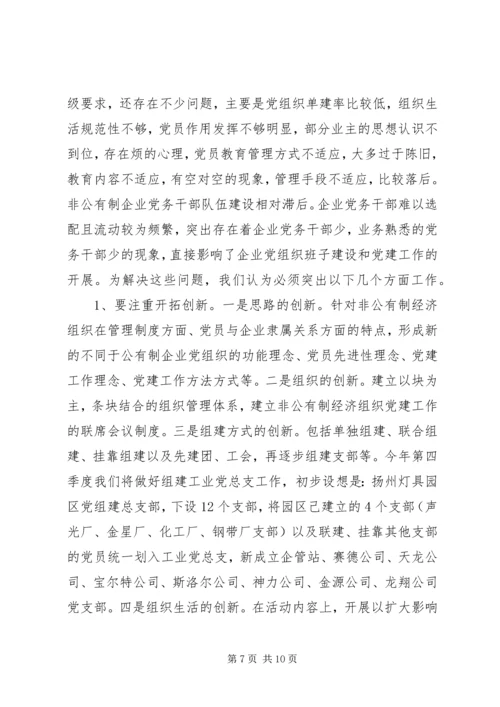 产业园区党建工作调研报告.docx