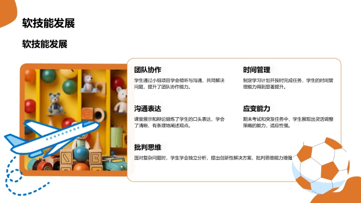 学生期末表现与成长亮点PPT