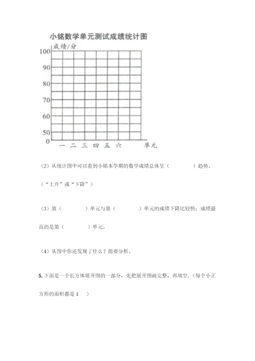 五年级下册数学典型易错题集附答案【A卷】.docx