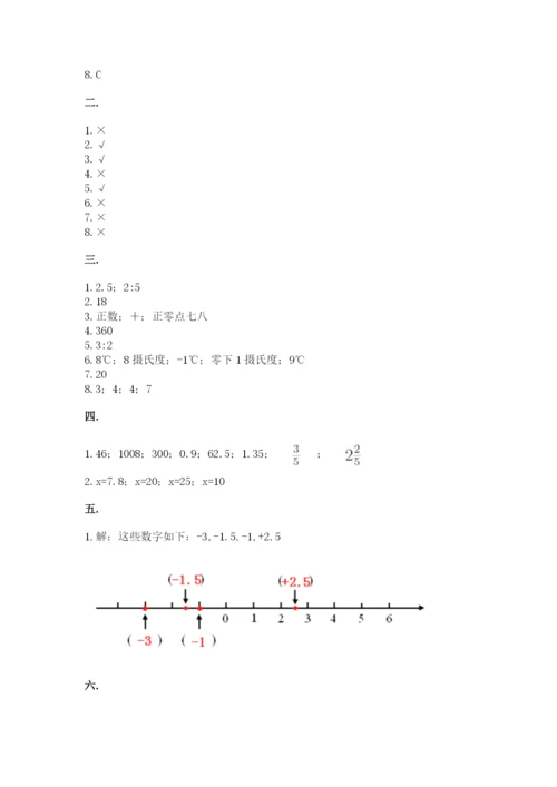 洛阳市小学数学小升初试卷及参考答案（a卷）.docx