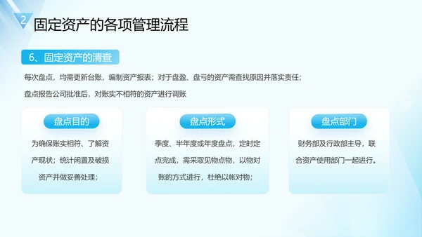 企业固定资产管理培训PPT模板