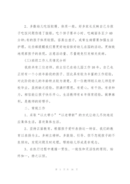 小班幼师个人工作计划10篇.docx
